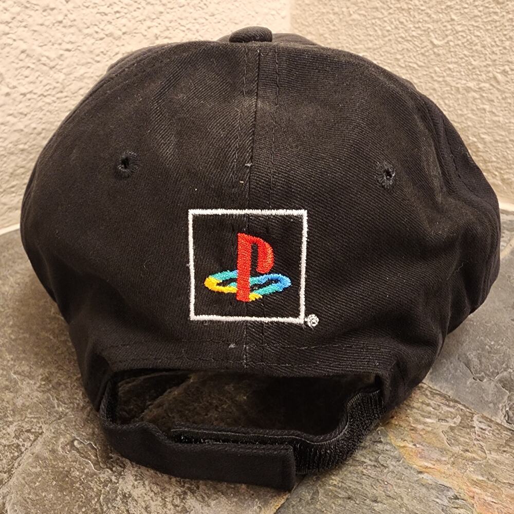 Hat - PS3 PlayStation 3 Hat, Black w/ Logos (NEW) - Sony - Picture 3 of 3